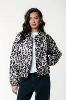 Colourful Rebel Bente Leopard Jacquard Jacket - thumbnail