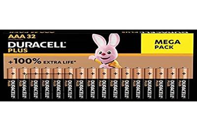 Duracell Plus-AAA BP32 AAA batterij (potlood) Alkaline 1.5 V 32 stuk(s) Duracell Plus-AAA BP32 AAA batterij (potlood) Alkaline 1.5 V 32 stuk(s)
