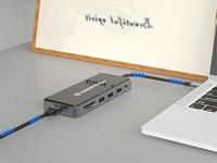 Conceptronic DONN15G laptop dock & poortreplicator Bedraad USB 3.2 Gen 1 (3.1 Gen 1) Type-C Grijs - thumbnail