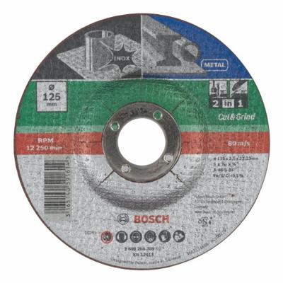Bosch Accessoires Doorslijpschijf 2 In 1 Metaal+Inox, 125 X2,5 Gebo - 2609256309