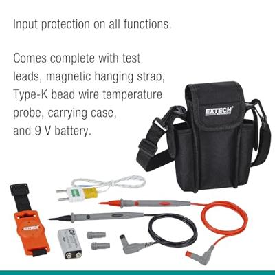 Extech Extech EX530A Multimeter Digitaal CAT IV 600 V Weergave (counts): 50000