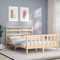 Bedframe zonder matras massief grenenhout 140x200 cm - thumbnail