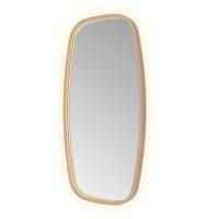 Spiegel Hotbath &MORE 80x40 cm LED-Verlichting Spiegelverwarming Deens Ovaal Geborsteld Koper PVD - thumbnail