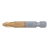 KS Tools 911.2644 9112644 Kruis-bit PH 2 Speciaal staal Titanium gecoat C 6.3 1 stuk(s) - thumbnail