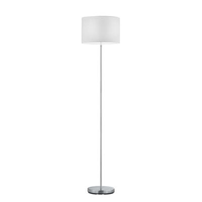 Trio Design vloerlampSeries 4611 mat chroom met witte lampenkap - 401100101