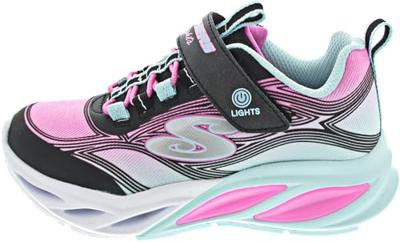 Cosmic Glow S-lights SKECHERS lichtgevende baskets zwart