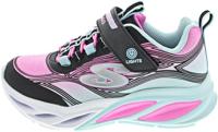 Cosmic Glow S-lights SKECHERS lichtgevende baskets zwart - thumbnail