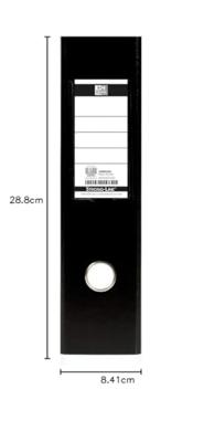 OXFORD MyColour ordner, formaat A4, uit karton, rug van 8 cm, zwart-wit