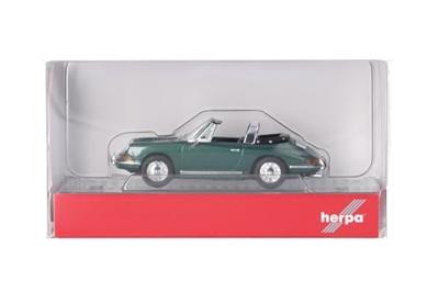 Herpa 033732-004 H0 Auto Porsche 911 Targa, groenmetallic Herpa 033732-004 H0 Auto Porsche 911 Targa, groenmetallic
