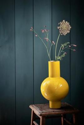 Pip Studio Vaas Metaal Medium Oker 24x40cm