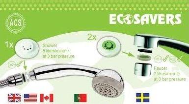 Ecosavers Waterbespaarders - kraan en douche