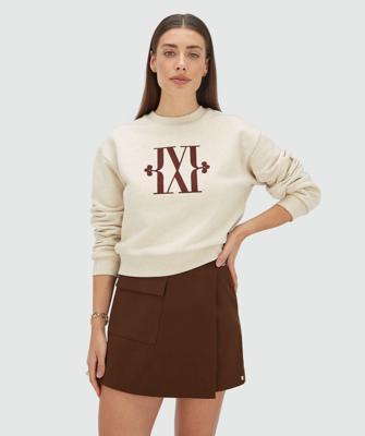 Josh V Ebah Jv-2508-0801 Sweater 445 Light Ecru Melange