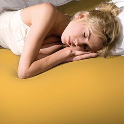 Bella Donna Bella Donna Hoeslaken Jersey Tweepersoons goudgeel-0040 140/190-160/220