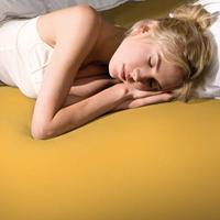 Bella Donna Bella Donna Hoeslaken Jersey Tweepersoons goudgeel-0040 140/190-160/220 - thumbnail