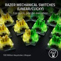 Razer blackwidow v4 pro, gaming toetsenbord (zwart, us lay-out, yellow, rgb leds, doubleshot abs) - thumbnail