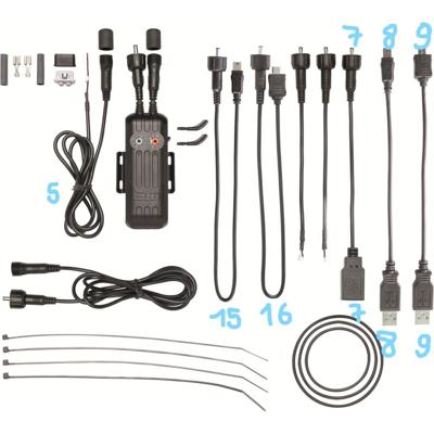Busch + Müller kabel e-werk nr 15 rond naar mini-usb