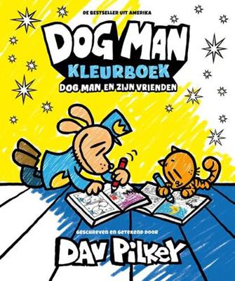 WPG Uitgevers Dog man kleurboek kleurboek