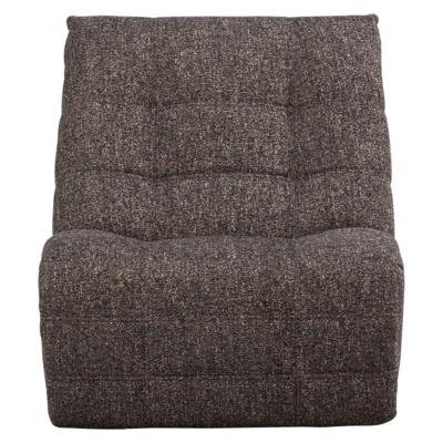 Relaxfauteuil Humla Antraciet/Bruin melange Relaxfauteuil Humla Antraciet/Bruin melange
