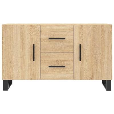 Dressoir 100x36x60 cm bewerkt hout sonoma eikenkleurig Dressoir 100x36x60 cm bewerkt hout sonoma eikenkleurig