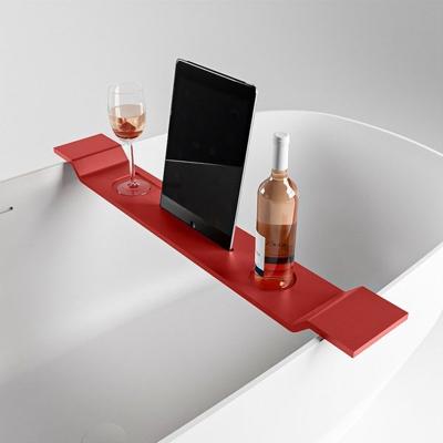 MONDIAZ EASY Badplank 86cm solid surface kleur Fire