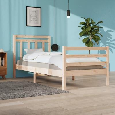 Bedframe massief hout 90x200 cm Bedframe massief hout 90x200 cm