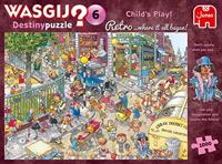 Jumbo Wasgij Retro Destiny 6 puzzel Kinderspel - 1000 stukjes - thumbnail