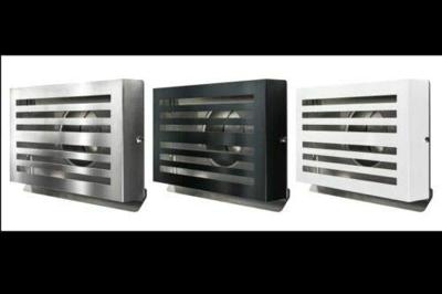 PREMIUM LINE design gevelkap -BETA- Ø150mm - terugslagklep - ZWART RAL7021 PREMIUM LINE design gevelkap -BETA- Ø150mm - terugslagklep - ZWART RAL7021