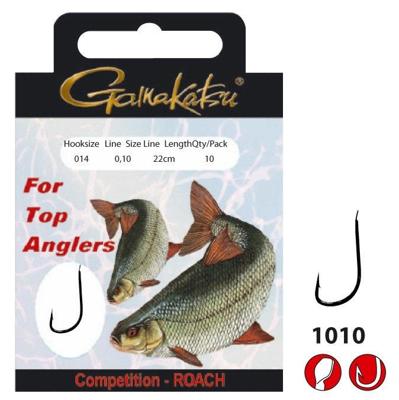 Gamakatsu Hook Bks-1010R Roach 22Cm Comp 16-008 mm, 10 st