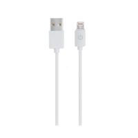 RealPower 255649 USB-kabel USB 2.0 USB-A stekker, Apple Lightning stekker 1.00 m Wit - thumbnail