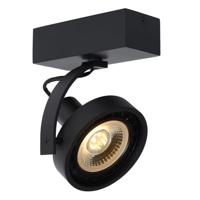 Lucide DORIAN - Plafondspot - Ø 11,7 cm - LED Dim to warm - GU10 (ES111) - 1x12W 2200K/3000K - Zwart - thumbnail