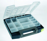 raaco Boxxser 55 5x5-15 Assortimentskoffer (l x b x h) 284 x 298 x 55 mm Aantal vakken: 15 Inhoud 1 stuk(s) - thumbnail