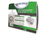 Quadrios 2102CA115 Wartel assortiment PA66 Wit 224 stuk(s) - thumbnail