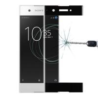 Voor Sony Xperia XA1 0.33mm 9H oppervlaktehardheid 3D gebogen schermvullend getemperd glas scherm Protector(Black) - thumbnail