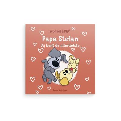 Boek met naam en foto - Woezel & Pip - Jij bent de allerliefste papa (Hardcover)
