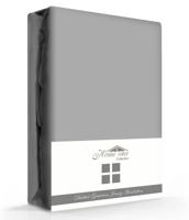 Dreamhouse Dubbel Jersey 220 gr. Hoeslaken Grijs 160/180 x 200/220 cm - thumbnail