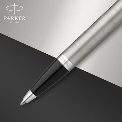 Parker IM balpen Stainless Steel CT, blauwe inkt Parker IM balpen Stainless Steel CT, blauwe inkt