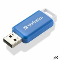 USB stick Verbatim V DataBar Blauw Zwart 64 GB - thumbnail