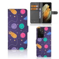 Samsung Galaxy S21 Ultra | Wallet Case | met Pasjes | Space - thumbnail