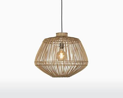 GOOD&MOJO Hanglamp 'Madagascar' Rotan, 60cm, kleur Naturel GOOD&MOJO Hanglamp 'Madagascar' Rotan, 60cm, kleur Naturel
