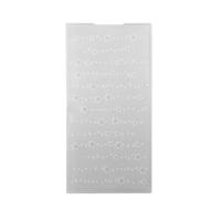 Nellie's Choice • 3d embossing folder achtergrond sterren en stipjes 10,5x21cm - thumbnail