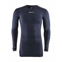 Craft 1906856 Pro Control Compression Tee LS Unisex - Navy - S - thumbnail