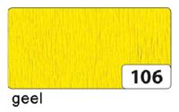 Folia crêpepapier, ft 250 x 50 cm, 32 gram, geel - thumbnail