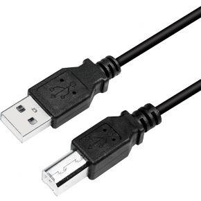 LogiLink CU0007B USB-kabel 2 m USB 2.0 USB A USB B Zwart LogiLink CU0007B USB-kabel 2 m USB 2.0 USB A USB B Zwart