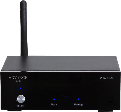 Advance Acoustics: WTX-1100 Bluetooth aptX 5.0 Ontvanger - Zwart