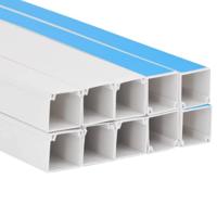 VidaXL Kabelgoot zelfklevend 30x15 mm 10 m pvc - thumbnail