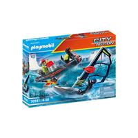 Playmobil® City Action 70141 redding op zee redding met poolglijder met rubberen sleepboot - thumbnail
