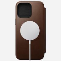 Nomad Modern lederen folio iPhone 15 Pro Max - Rustic Brown - thumbnail