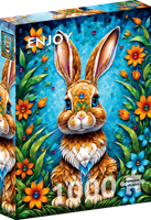 Gardan Bunny Puzzel 1000 Stukjes - thumbnail