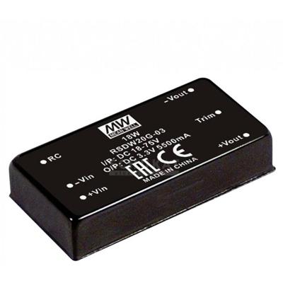 MEAN WELL RSDW20G-05 DC/DC-converter 4 A 20 W Aantal uitgangen: 1 x Inhoud 1 stuk(s)