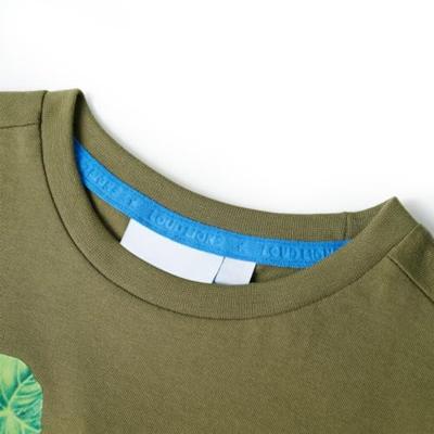 Kindershirt 104 kakikleurig